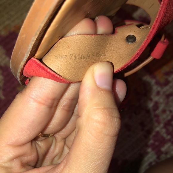 Red dolce vita sandals - Picture 5 of 5